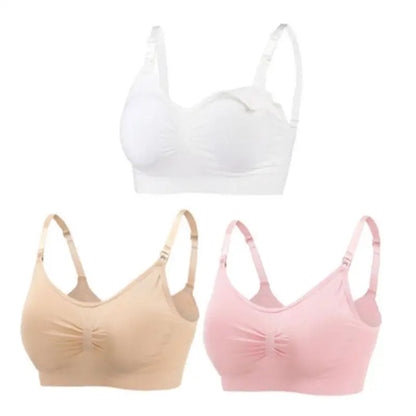Soutiens-gorge d'allaitement et de maternité sans coutures, lot de 3 pièces : confort, maintien et allaitement facile