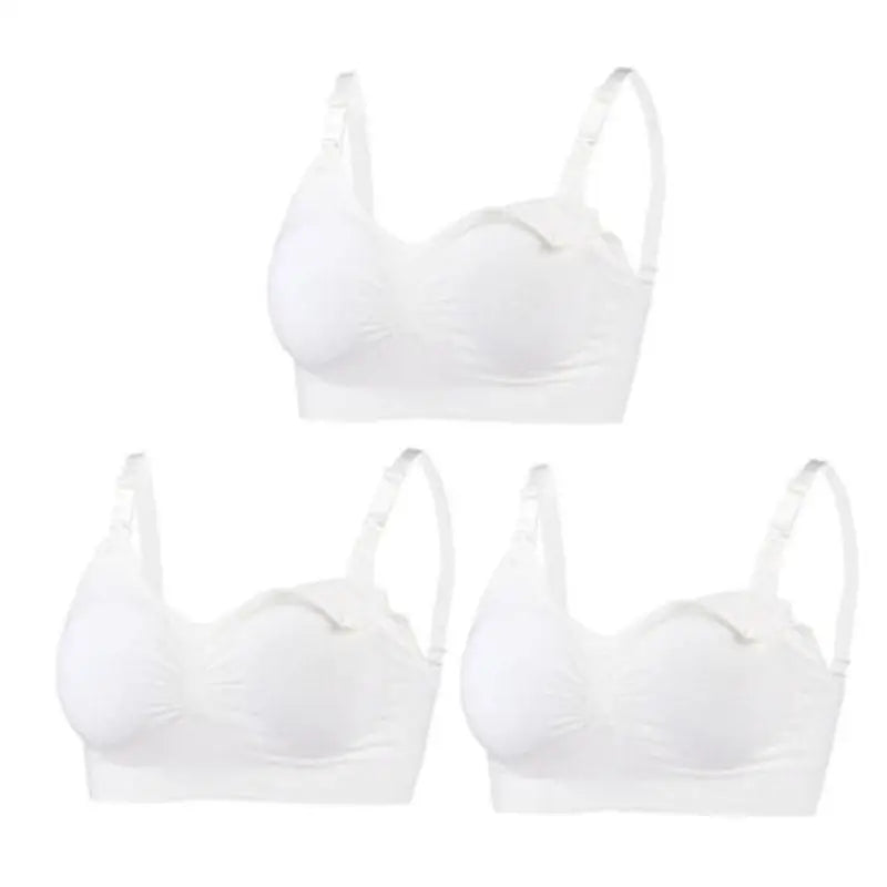 Soutiens-gorge d'allaitement et de maternité sans coutures, lot de 3 pièces : confort, maintien et allaitement facile