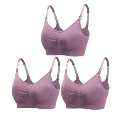Soutiens-gorge d'allaitement et de maternité sans coutures, lot de 3 pièces : confort, maintien et allaitement facile