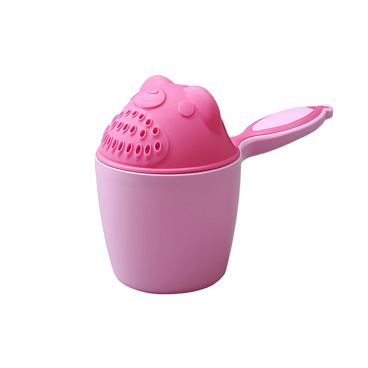 Tasse de bain pour bébé avec un joli dessin animé : un lavage de cheveux doux et amusant